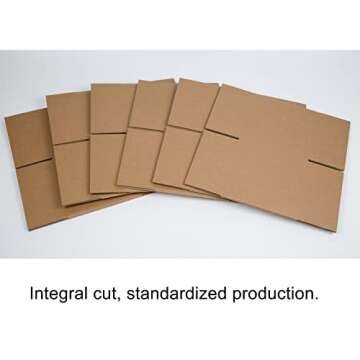 SUNLPH Shipping Boxes 6x6x6 Inches Small Corrugated Cardboard Boxes, 25 Pack