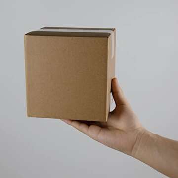 SUNLPH Shipping Boxes 6x6x6 Inches Small Corrugated Cardboard Boxes, 25 Pack