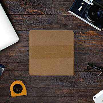 SUNLPH Shipping Boxes 6x6x6 Inches Small Corrugated Cardboard Boxes, 25 Pack