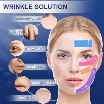 Anti-Wrinkle Tape | Facial Myofascial Lift Tape for Skin Firming, Toning & Tightening | Lift Tape fo...