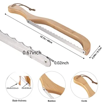 Recsrdce Bread Knife for Perfect Slices of Homemade Bread