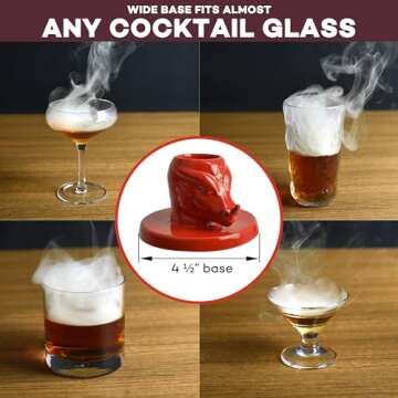 Jigger N' Dash Cocktail Smoker Kit WITH TORCH AND BUTANE, Dragon Top Whiskey Smoker Kit, Bourbon Gifts for Men Old Fashioned Smoker Kit Whiskey Smoker Infuser Kit Bourbon Smoker Kit Whiskey Smoker Set