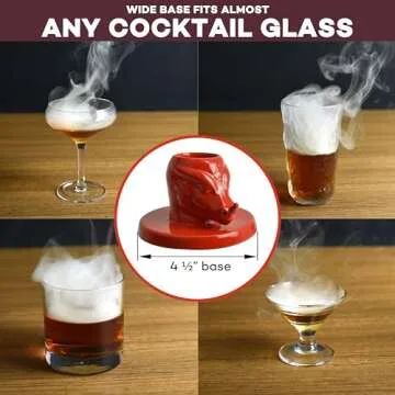 Jigger N' Dash Cocktail Smoker Kit WITH TORCH AND BUTANE, Dragon Top Whiskey Smoker Kit, Bourbon Gifts for Men Old Fashioned Smoker Kit Whiskey Smoker Infuser Kit Bourbon Smoker Kit Whiskey Smoker Set