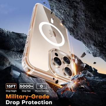 iPhone 16 Pro TAURI 5 in 1 Case - Clear, MagSafe