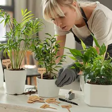 100 Waterproof Plant Labels for Garden and Potted Plants