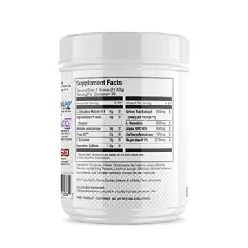 Like A Pro Preworkout Pump + Focus Strawberry Kiwi