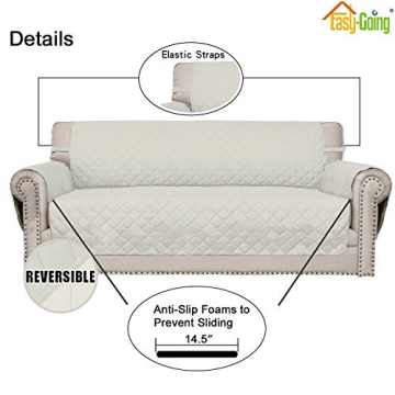Stylish Water-Resistant Easy-Going Reversible Couch Cover