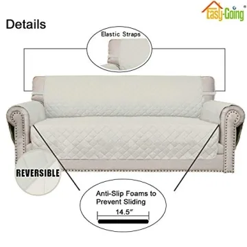 Stylish Water-Resistant Easy-Going Reversible Couch Cover