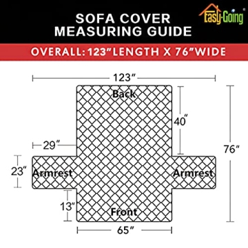 Stylish Water-Resistant Easy-Going Reversible Couch Cover