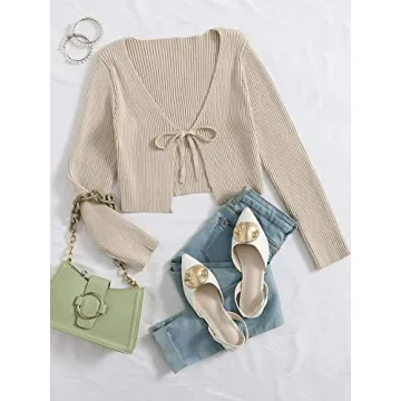 Floerns Women's Cropped Cardigan Stylish and Soft