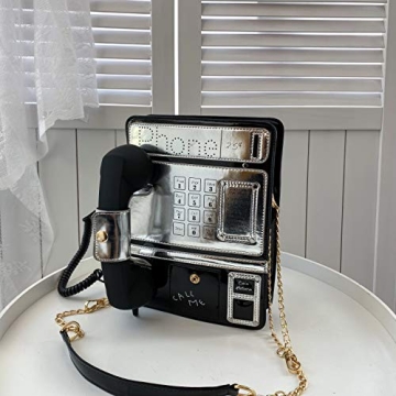 Unique KUANG! Fashion Telephone Shaped Shoulder Bag