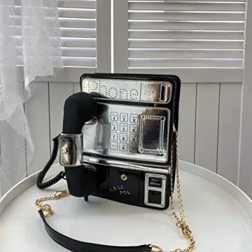 Unique KUANG! Fashion Telephone Shaped Shoulder Bag