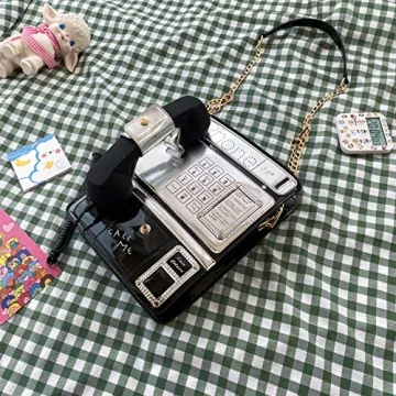 Unique KUANG! Fashion Telephone Shaped Shoulder Bag
