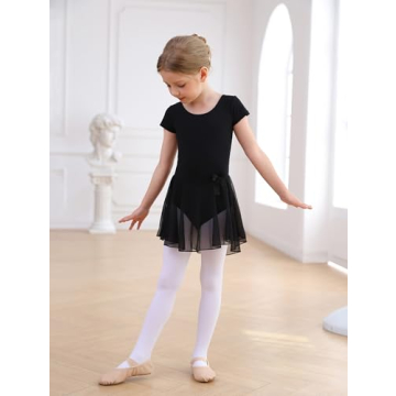 MdnMd Toddler Girls Black Dance Ballet Leotard 2-4