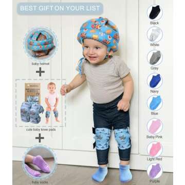 Simply Kids Baby Non-Slip Walking Socks for Infants
