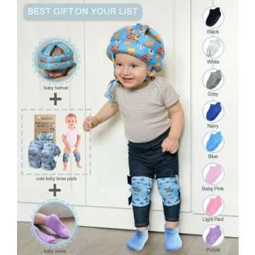 Simply Kids Baby Non-Slip Walking Socks for Infants