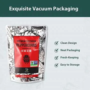Soeos Sichuan Peppercorns, Authentic Szechuan Flavor