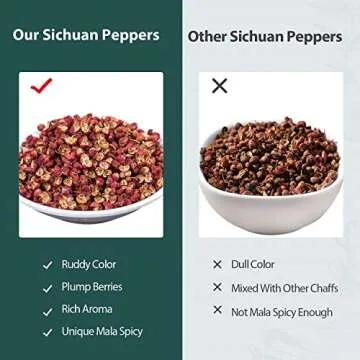 Soeos Sichuan Peppercorns, Authentic Szechuan Flavor