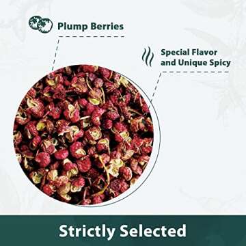 Soeos Sichuan Peppercorns, Authentic Szechuan Flavor