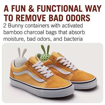 Monkey Business Odour Remover for Shoes/Shoe Deodorising Shoe Odour Neutralise Odour Remover for Shoes Activated Carbon Also Keeps Cupboards, Lockers and Gym Bags Fresh/Sneakers Peekers