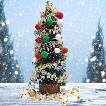 Jishi 16ft Gold & Iridescent Bead Garland for Christmas