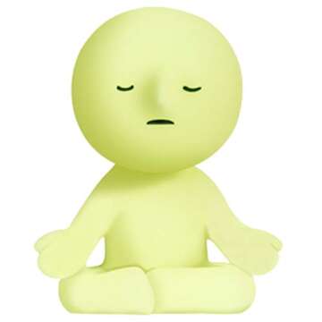Smiski Dreams Glow in The Dark Figure, Yoga Series, Random Style, 1 Pack