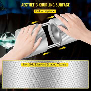 VEVOR 2.4" Ice Ball Press for Whiskey & Bourbon