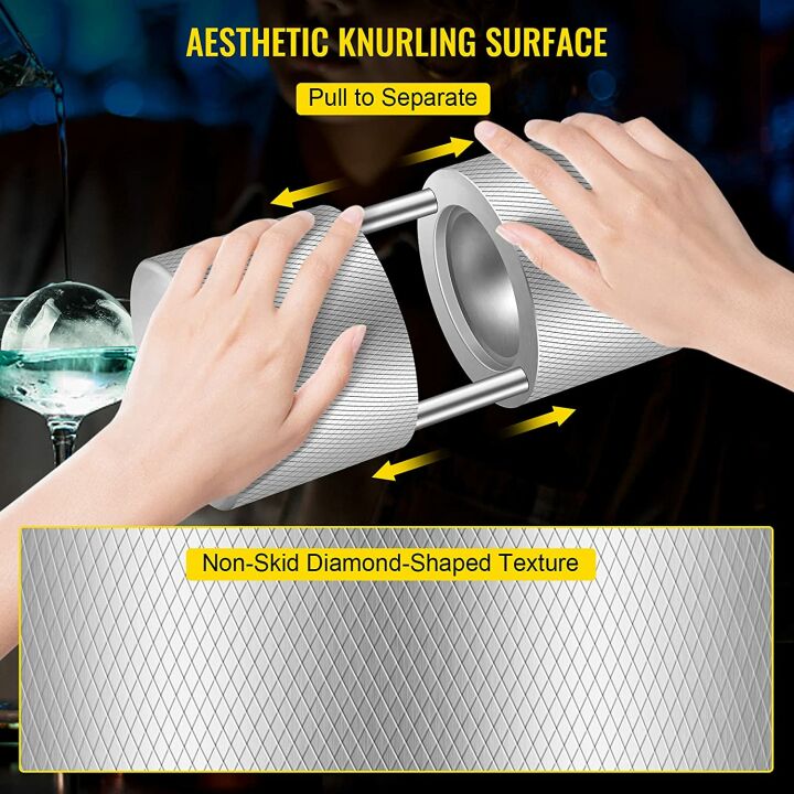 VEVOR 2.4" Ice Ball Press for Whiskey & Bourbon