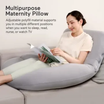 Momcozy U-Shaped Pregnancy Pillow for Comfortable Sleep