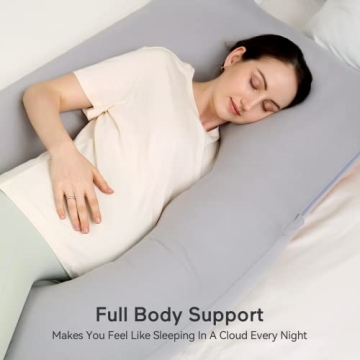 Momcozy U-Shaped Pregnancy Pillow for Comfortable Sleep