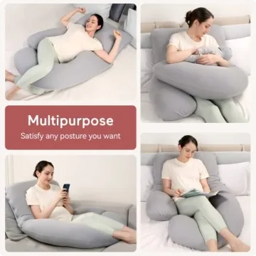 Momcozy U-Shaped Pregnancy Pillow for Comfortable Sleep