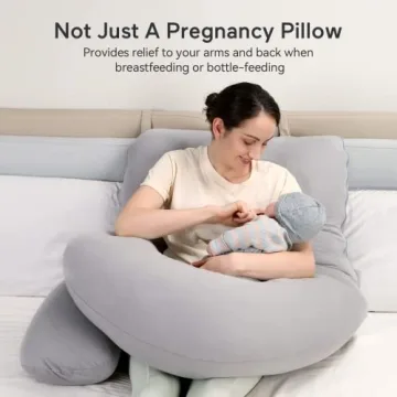 Momcozy U-Shaped Pregnancy Pillow for Comfortable Sleep
