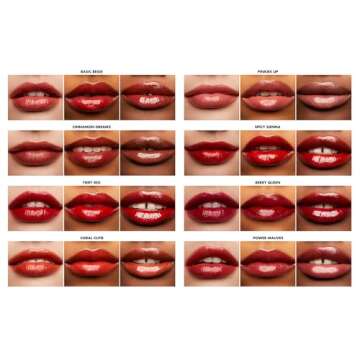 e.l.f. Cosmetics Glossy -Lip Stain, Lightweight, Long-Wear -Lip Stain For A Sheer Pop Of Color & Subtle Gloss Effect, Fiery Red