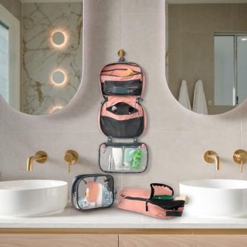 Toiletry Bag Set for Efficient Travel Organization