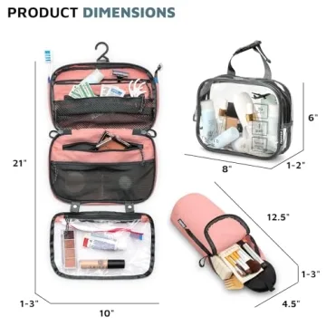 Toiletry Bag Set for Efficient Travel Organization