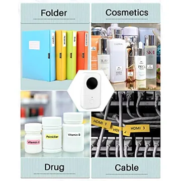 Portable Phomemo D30 Label Maker with Bluetooth & Tape