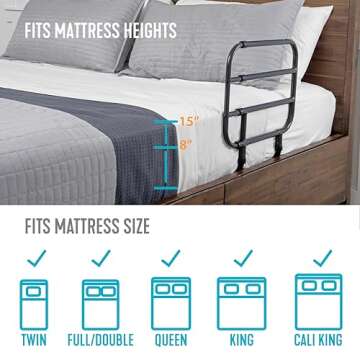 Extend-A-Rail - Safe Senior Bed Railing Solution