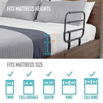 Extend-A-Rail - Safe Senior Bed Railing Solution