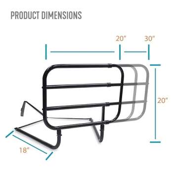 Extend-A-Rail - Safe Senior Bed Railing Solution