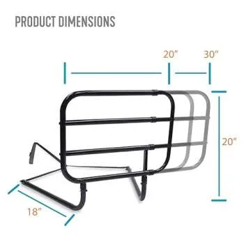 Extend-A-Rail - Safe Senior Bed Railing Solution