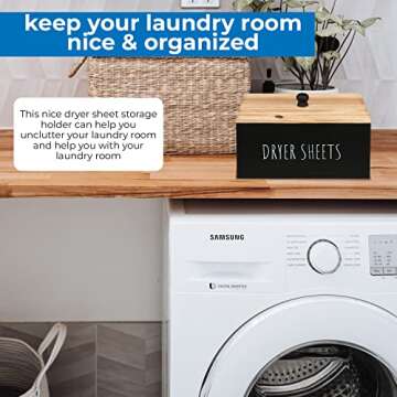 Laundry Dryer Sheet Holder for Chic Home Organization