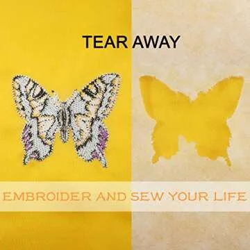 New brothread Tear Away Embroidery Stabilizer for Easy Projects
