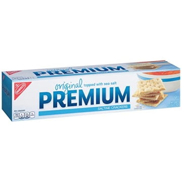 Premium Saltine Crackers - 12 Pack of 4 oz Boxes