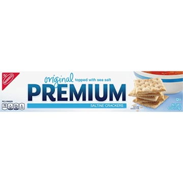 Premium Saltine Crackers - 12 Pack of 4 oz Boxes