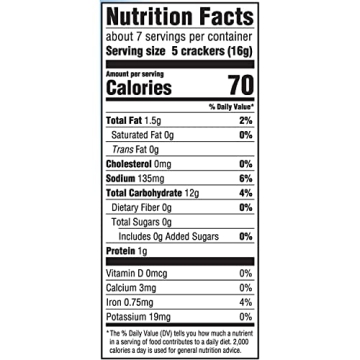 Premium Saltine Crackers - 12 Pack of 4 oz Boxes