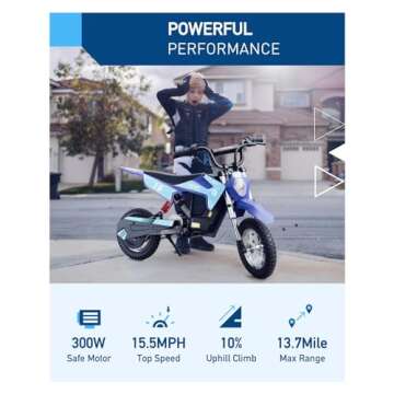 Hiboy DK1 Electric Dirt Bike for Kids Ages 3-10