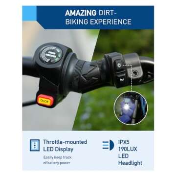 Hiboy DK1 Electric Dirt Bike for Kids Ages 3-10