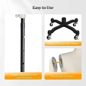 Adjustable Bonnlo Female Dress Form with Metal Base