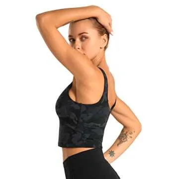 Dragon Fit Women’s Longline Sports Bra - Medium Support Yoga