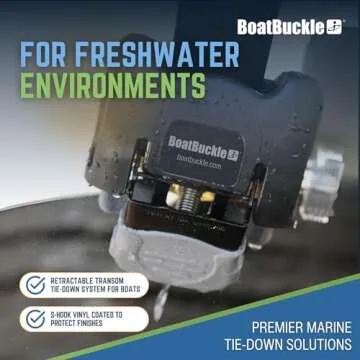 BoatBuckle G2 Retractable Transom Tie-Down | Heavy Duty